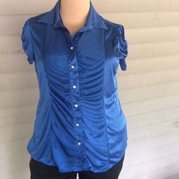 Size 3XL Evogues button up shirt bling buttons - Picture 1 of 4